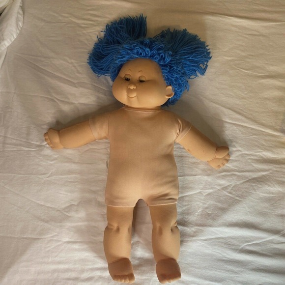 B.B. Made In Spain My Baby Doll Blue Hair Blinking Eyes Spain RARE COLLECTIBLE - Picture 11 of 12